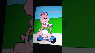 Cheer Bear is riding Po's Scooter #poscooter #horn #cheerbear #teletubbies #scooter