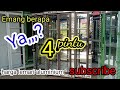 review lemari aluminium 4 pintu #lemarikaca #lemarialuminium #istanakaca