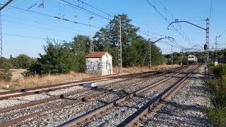 319-240 + bateadora Matisa + Perfiladora Plasser Española Ferrovial por Valdemoro 3/9/21