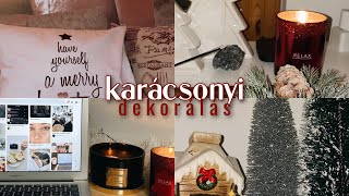 karácsonyi dekorálós vlog✨