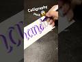 Calligraphy Hack😱| #shorts #nimoart #art #calligraphy #brushpen #satisfying #ideas #drawing #name