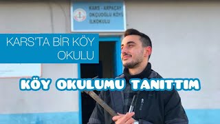 KARS’TA BİR KÖY OKULU (köy halkıyla ilişkiler, lojman durumu)