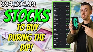 BUY THE DIP! Stocks I'm Buying NOW! Robinhood Investing