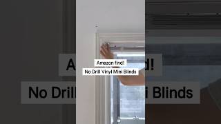 🌟 No-Drill Vinyl Mini Blinds