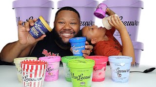 Van Leeuwen Ice Cream Taste Test\\Review With Ariya | FlavasByDameDash