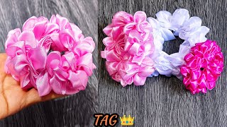 أسهل توكة كحكة 🥰 ممكن تعمليها بطريقة مبتكرة وجديدة 🤔من الساتان العادي بدون ماكينة خياطة 👏#handmade