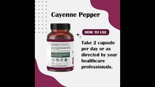 Cayenne Pepper 500mg Capsules by Vanity Vision | Premium Quality for ODM \u0026 OEM | Boost Metabolism