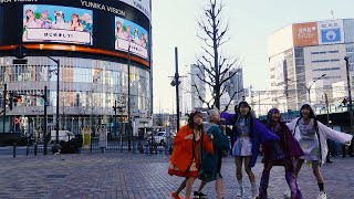 西武新宿駅前の大型ビジョンに「にっぽんワチャチャ」の武道館ライブCM