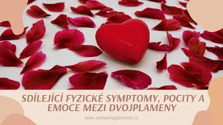 Dvojplameny - #86 Sdílející fyzické symptomy, pocity a emoce mezi dvojplameny