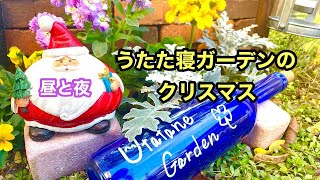 【ガーデニングを楽しもう！】イルミネーションとキャンドルと手作りリースと新兵器でクリスマスのデコレーション！昼と夜のガーデンをお楽しみください。Let's enjoy gardening!