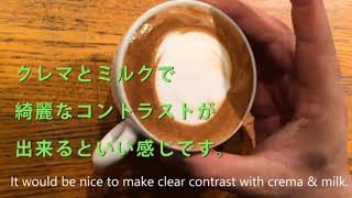 【プロが教えるラテアート】基本の丸 ～ LatteArt Round Shape