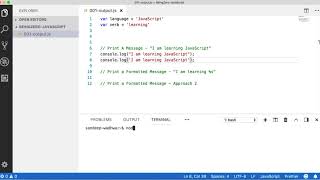 Output Function console.log [JavaScript - From Scratch]