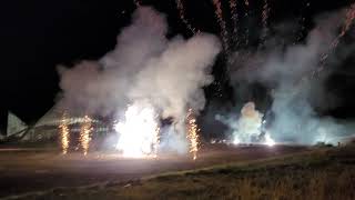 Feuerwerk Magdeburg Stadtpark, Musikfeuerwerk für eine Hochzeit in Magdeburg.