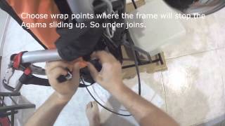 How to install the Agama water rescue on Blackhawk Paramotor