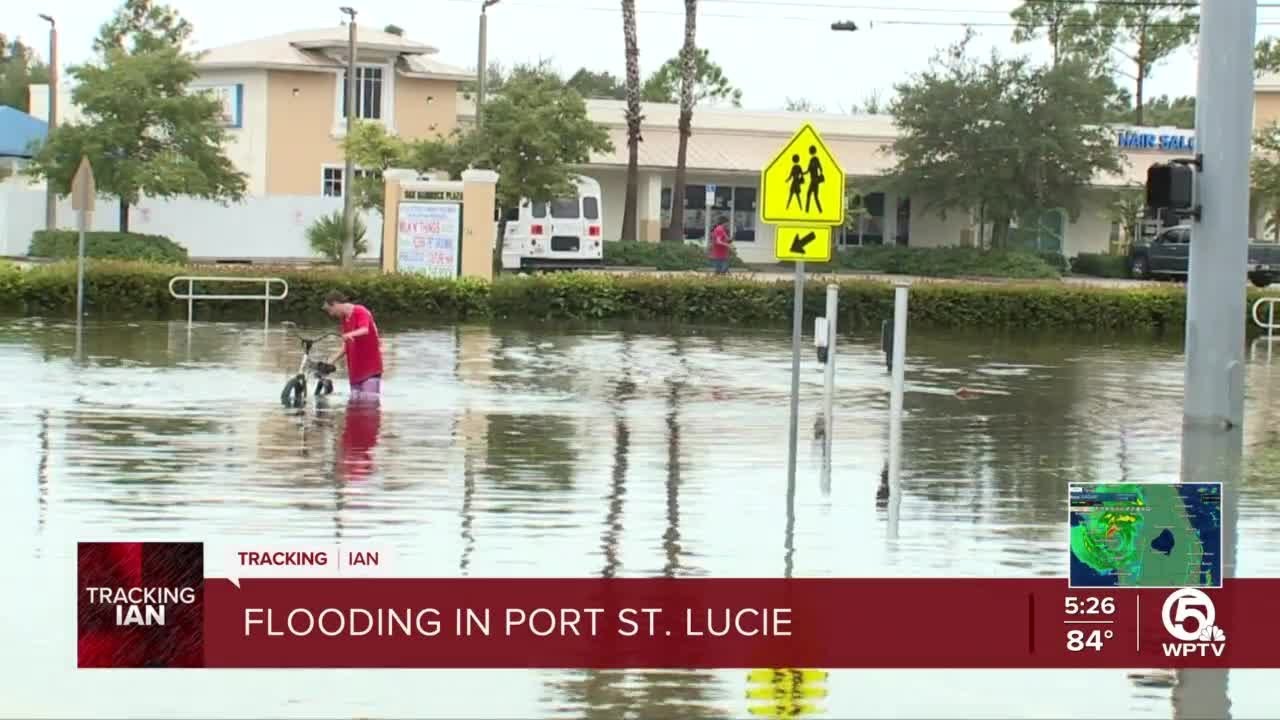 Several Roads Flooded In Port St. Lucie - YouTube