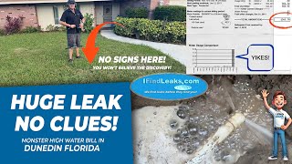 Hidden Monster Water Leak Found with ZERO Clues in Dunedin – Watch Us Solve the Mystery!