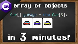 C# array of objects 🏬