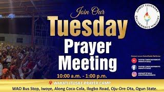 TUESDAY PRAYER MEETING  || WAKATI ITUSILE || CCDM GLOBAL II VEN TUNDE BAMIGBOYE || 17.09.24