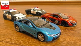 Police Cars Vs Street Racers | Police Chase with Toy Cars Video