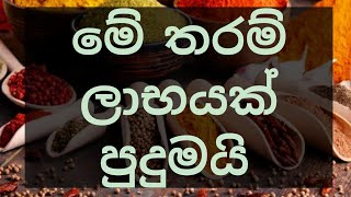 ඔයාට හිතාගන්න බැරි ලාභයක් ලබන්න නම්