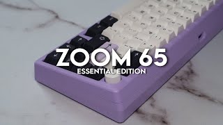 Meletrix Zoom65 Essential Edition - Lilac Build | NicePBT Sugarplum Keycaps + Lilac Switches