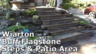 Wiarton Buff Flagstone Steps \u0026 Patio Area - Smith's Stone Masonry