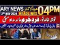 ARY News 04 PM Headlines | 2nd NOV 2024 | Imran khan & Bushra Bibi Could not be Indicted