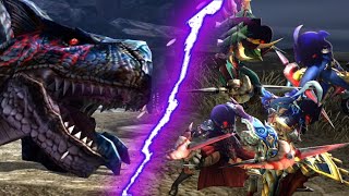 【MHXX】脳死ゴリ押しフルフル双剣部隊 VS 超特殊荒鉤爪