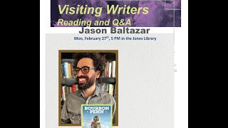 Brevard College Visiting Writer: Jason Baltazar (February 27, 2023)