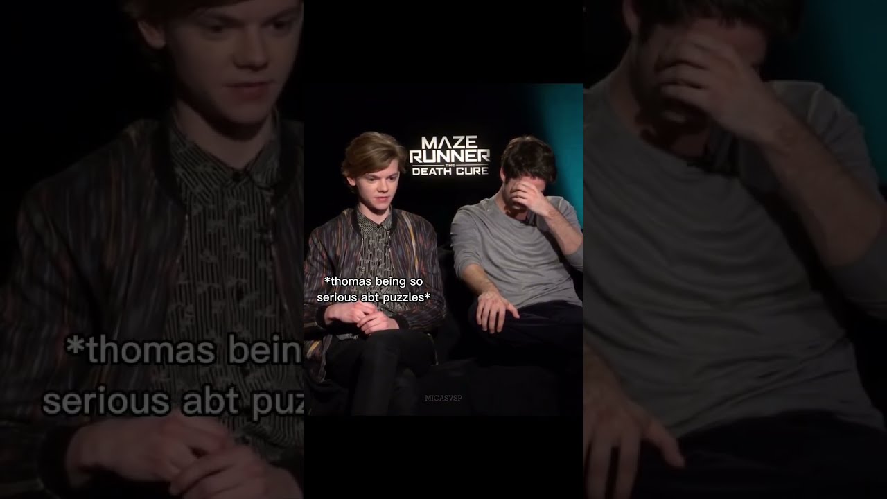 Thomas Brodie Sangster being funny without even trying (Ft. Dylan Obrien) #mazerunner