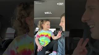 Little girl has priceless reaction to her dad's shaved beard