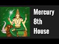 Mercury in Eighth House (Mercury 8th House) Vedic Astrology