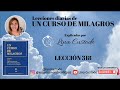 lección 318 de un curso de milagors explicado por lina custode