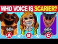 Guess the Monsters Voice! Who Voice is SCARIER? Poppy Playtime Chapter 3 & Smiling Critters