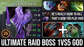 This Void is Absolutely on Fire!!! Ultimate Raid Boss 1Vs5 with Satanic + Assault Cuirass DotA 2