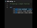 Creating a function in Python. Use the 