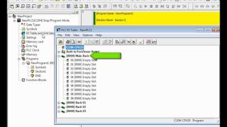 CX-Programmer - I/O Table Creation