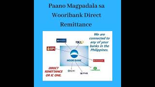 Wooribank Direct Remittance or IC ONE