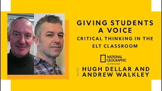 Giving Students a Voice: Critical Thinking in the ELT Classroom