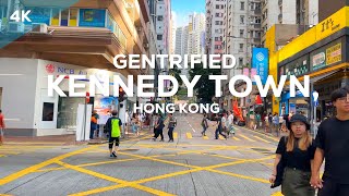 Walking the GENTRIFIED Kennedy Town in Hong Kong (4K)