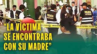 SICARIOS LO ASESINAN A FRENTE A SU MADRE EN LA VICTORIA