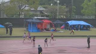 20190414_第１回宮崎県記録会_一般高校中学女子_4×100mR_2組