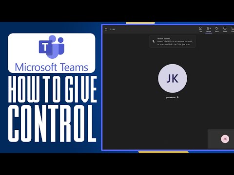 How To Give Control In Microsoft Teams (2025) Full Guide