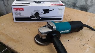 Makita 9556HP Angle Grinder Unboxing, Demo and Review