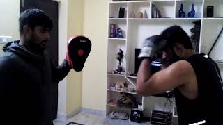 boxing  padding punches