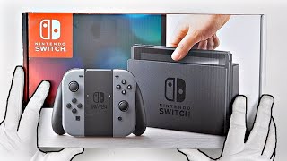 Nintendo Switch (Gray Joy-Con) Unboxing