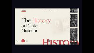 Historical museum Web design and interaction