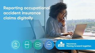 Accident section - Digital declaration KBC occupational accident insurance