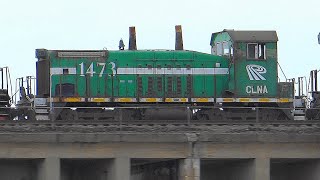 Rare Carolina Coastal SW14 Switcher \u0026 Scrapped AC44 on CSX Train