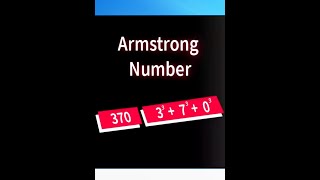 Python Program to Find Armstrong Number in an Interval #pyhton